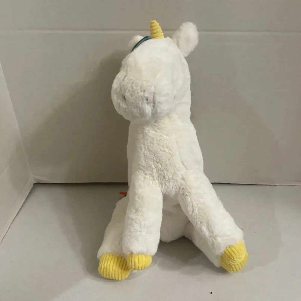 Giggle Scape Unicorn Plush Soft Stuffed Animal Toy 24” Sitting Rainbow Hair